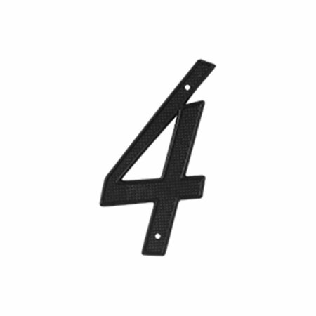 PATIOPLUS 4 in. House Numbers- Black - Zinc PA3237460